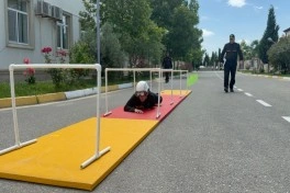FHN-in Sumqayıt Regional Mərkəzi “Gənc xilasedici və yanğınsöndürən” yarışlarının zona birinciliyini keçirib