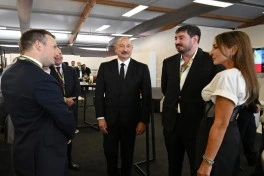 Prezident İlham Əliyev və birinci xanım Mehriban Əliyeva Formula 1 Azərbaycan Qran-Prisinin əsas yarışına baxıblar - YENİLƏNİB-2