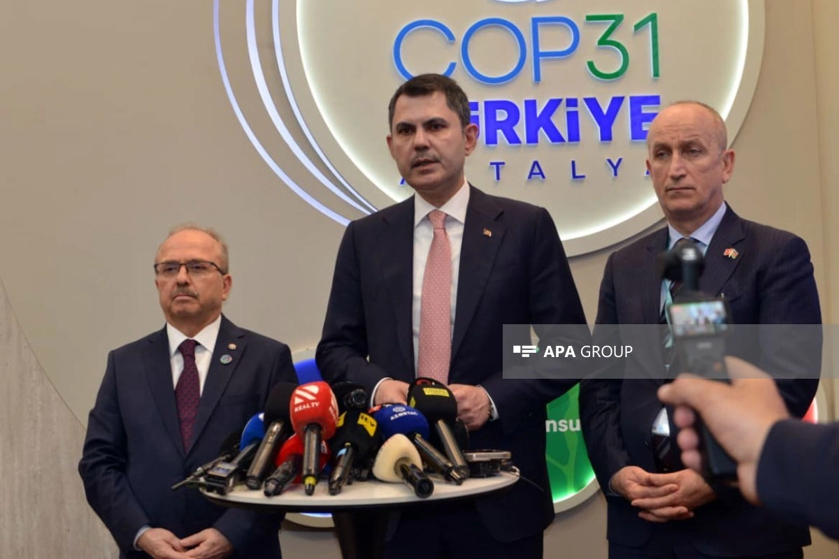 Türkiyəli nazir: COP31-ə 100 mindən çox iştirakçının qatılması gözlənilir