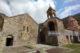 Alban-Udi dini icmasının nümayəndələri Xudavəng monastır kompleksini ziyarət ediblər - FOTO - YENİLƏNİB