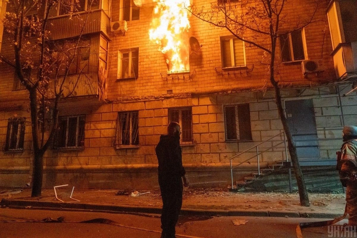 Rusiya ordusu Xarkova raket zərbəsi endirib, iki nəfər ölüb, yaralananlar var