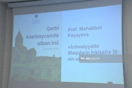 “Qərbi Azərbaycanda alban irsi” mövzusunda seminar keçirilib - FOTO