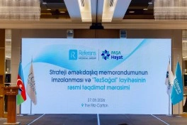 "Referans Medical Group" "PAŞA Həyat"la birlikdə "TezSağal" məhsulunu təqdim edib - FOTO