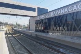 Dərnəgül dəmir yolu dayanacağı sərnişinlərin istifadəsinə verilib