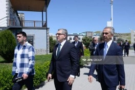 Azərbaycan-Rusiya Hökumətlərarası Dövlət Komissiyasının iclasının iştirakçıları Ağalı kəndi ilə tanış olublar - FOTO
