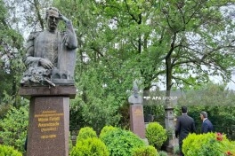 Tbilisidə Heydər Əliyevin və AXC qurucularının xatirələri anılıb - FOTO