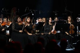 Montrödə Azərbaycanın incəsənət nümayəndələrinin iştirakı ilə qala konsert keçirilib - FOTO