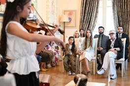 Maqsud İbrahimbəyov Yaradıcılıq Mərkəzində ustad dərsi keçirilib - FOTO