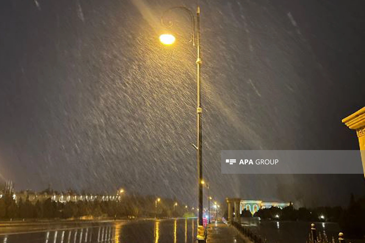 Naxçıvana ilk qar yağıb - FOTO