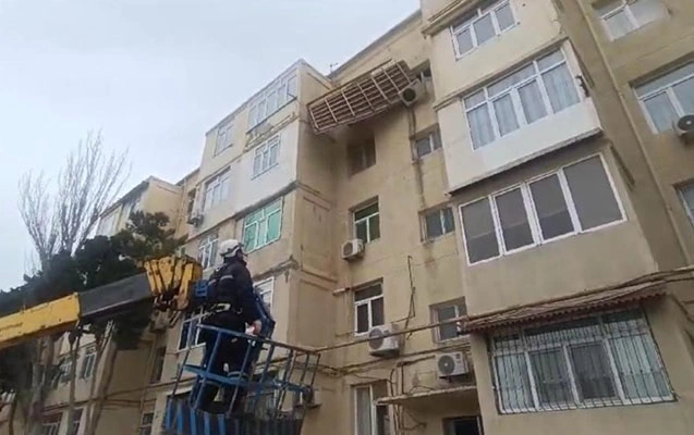 Pirallahıdakı təhlükə aradan qaldırıldı  - Video