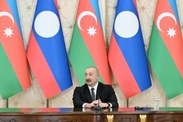 Azərbaycan və Laos prezidentləri mətbuata bəyanatlarla çıxış ediblər - YENİLƏNİB-1
