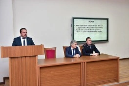 Polis Akademiyasında təcrübəli mütəxəssislərin iştirakı ilə dərslər keçirilir