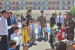 FHN şəhid övladları üçün Uşaqların Beynəlxalq Müdafiəsi Günü münasibətilə tədbirlər keçirib - FOTO