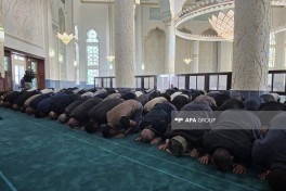 Naxçıvanda Qurban bayramı münasibətilə bayram namazı qılınıb