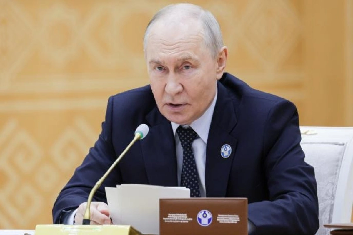 Putin: Xəzər dənizi təkcə Rusiyada 20 min kvadrat kilometrdən çox azalıb