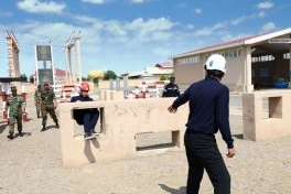 Naxçıvanda “Gənc xilasedici və yanğınsöndürən” yarışları keçirilib