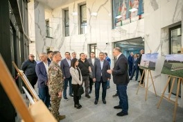 Zakir Həsənov Gürcüstanda bir sıra hərbi obyektlərdə olub