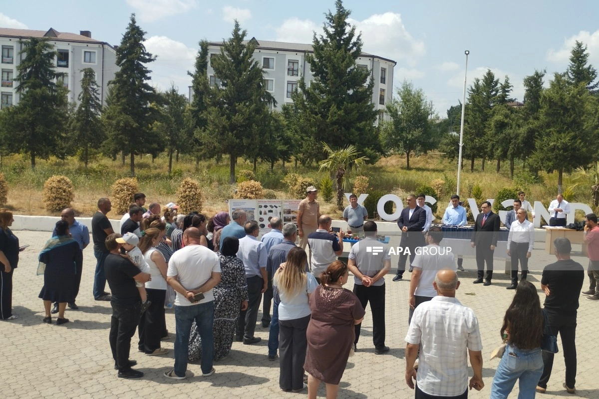Növbəti köç karvanları Xocavəndə çatıb, açarlar təqdim edilib- YENİLƏNİB-1 - FOTO