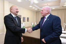 Prezident İlham Əliyev Birləşmiş Krallığın müdafiə üzrə dövlət nazirini qəbul edib