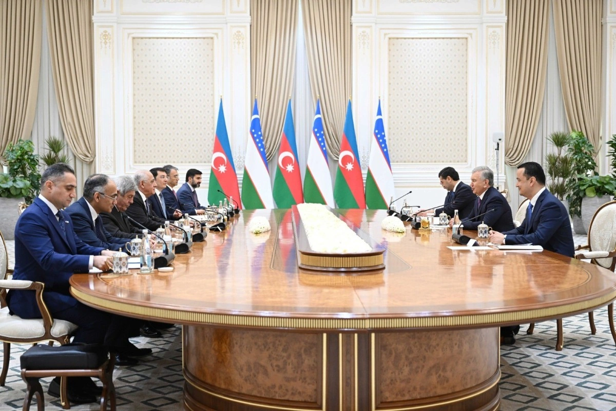 Əli Əsədov Özbəkistan Prezidenti ilə görüşüb