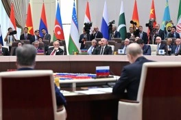 Prezident İlham Əliyev “ŞƏT plyus” formatında görüşdə çıxış edib - FOTO - VİDEO - YENİLƏNİB-3