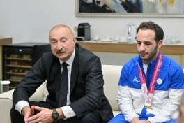 Prezident İlham Əliyev cüdo üzrə dünya çempionatının açılış mərasimini izləyib - YENİLƏNİB-1