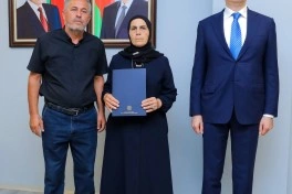 Naxçıvanda şəhid ailələri və müharibə ilə əlaqədar əlilliyi olan şəxslərə 68 mənzil təqdim edilib