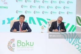 İsDB Toplantıları çərçivəsində genişmiqyaslı sazişlər imzalanıb - FOTO