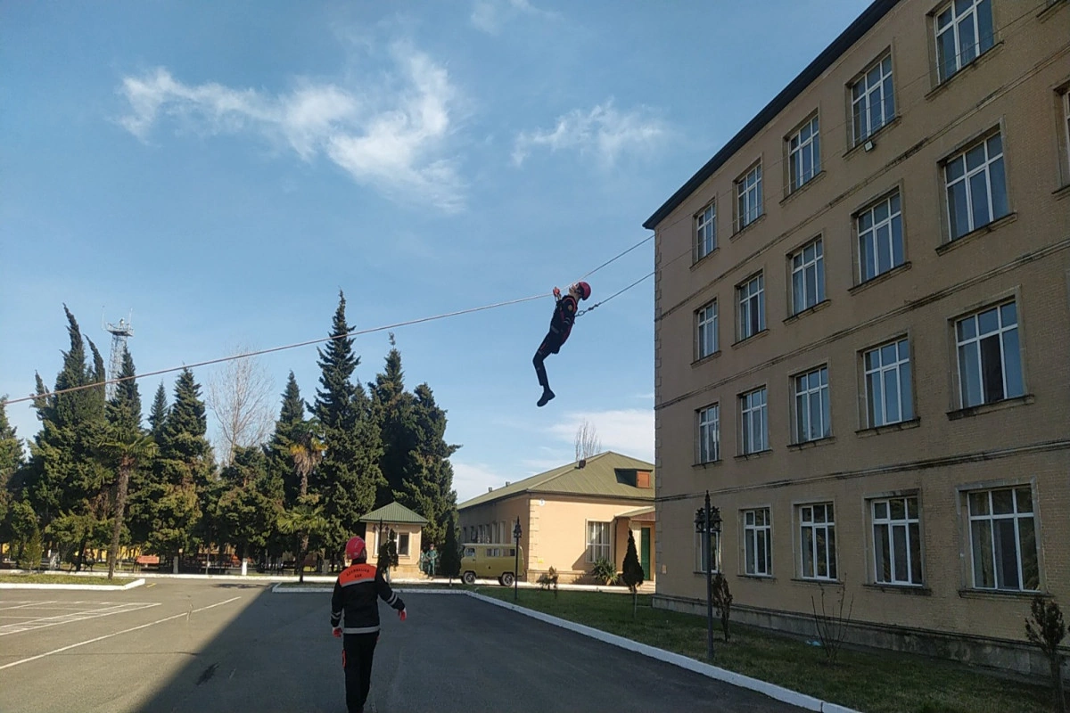 FHN hərbi hissədə təlim keçirib - FOTO