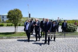 Azərbaycan-Rusiya Hökumətlərarası Dövlət Komissiyasının iclasının iştirakçıları Ağalı kəndi ilə tanış olublar - FOTO