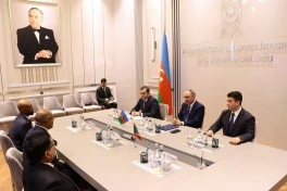 Kamran Əliyev Misir və Maldivin antikorrupsiya qurumlarının rəhbərləri ilə görüşüb