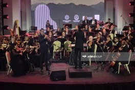 XV Qəbələ Beynəlxalq Musiqi Festivalının təntənəli bağlanış konserti keçirilib - FOTO