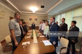 Naftalanda Milli Mətbuat Günü qeyd olunub, APA-nın müxbiri təltif edilib