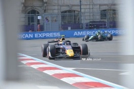 Bakıda Formula 2 üzrə sərbəst yürüş başa çatıb - YENİLƏNİB - FOTO