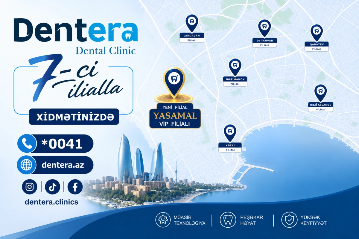Azərbaycanın Milli Stomatologiya Brendi kimi formalaşan "Dentera" 7-ci filialını açıb - FOTO