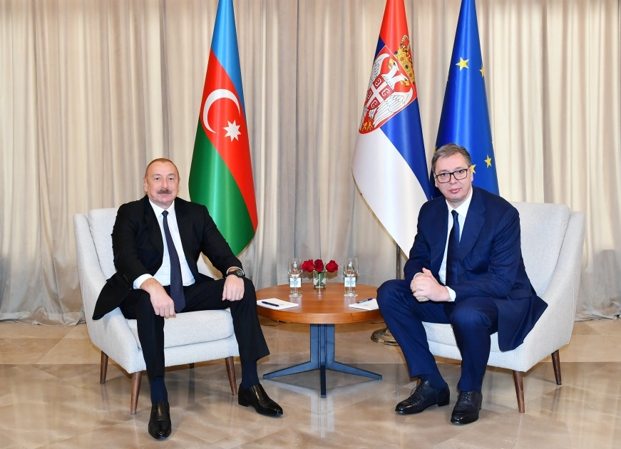 İlham Əliyevin Aleksandar Vuçiçlə təkbətək görüşü olub  - Yenilənəcək+Fotolar