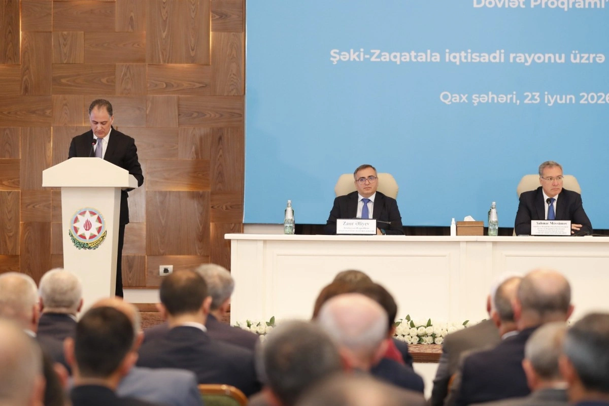 Şəki-Zaqatalada iki yeni su anbarı 44 min ha torpağın su təminatını yaxşılaşdıracaq