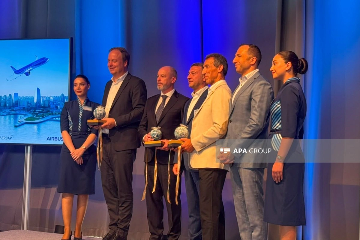 Hamburqda AZAL üçün ilk A321neo təyyarəsinin təhvilvermə mərasimi keçirilib- FOTO