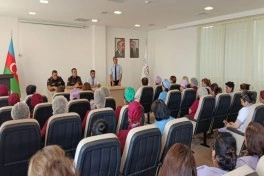 Fövqəladə hallarda davranış qaydaları ilə bağlı tədbirlər keçirilib