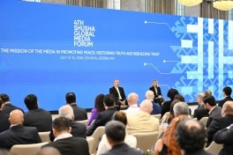 Prezident İlham Əliyev IV Şuşa Qlobal Media Forumunun açılışında iştirak edib - VİDEO - FOTO