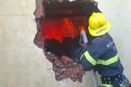 Binəqədi-Novxanı-Mehdiabad yolunda obyektdə yanğın məhdudlaşdırılıb - YENİLƏNİB-1 - FOTO - VİDEO