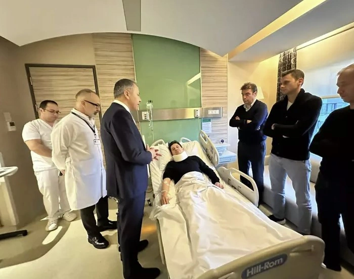 Ərdoğan döyülən hakimə zəng etdi  - Video