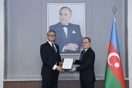 Ceyhun Bayramov Almaniya Azərbaycana yeni təyin olunmuş səfirini qəbul edib