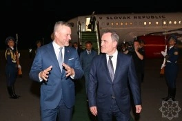 Slovakiya Prezidenti Peter Pelleqrini Azərbaycana rəsmi səfərə gəlib - FOTO