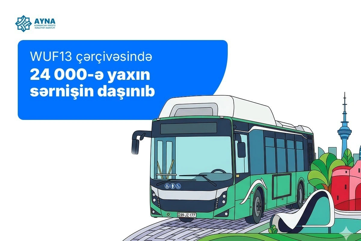 AYNA: WUF13 çərçivəsində 24 minə yaxın sərnişin daşınıb