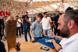İkiqat qitə çempionları sponsor və azarkeşləri ilə görüşüblər
