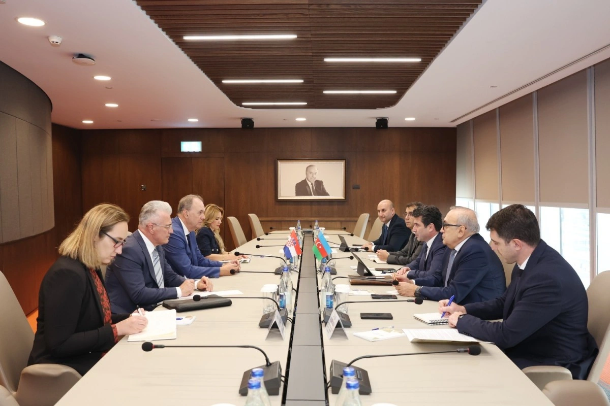 Xorvatiya şirkətlərinin Azərbaycandakı layihələrdə iştirak imkanları müzakirə olunub