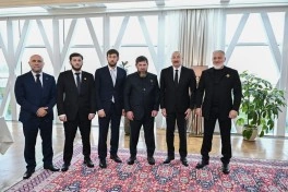 Prezident İlham Əliyev və Ramzan Kadırov birgə nahar ediblər