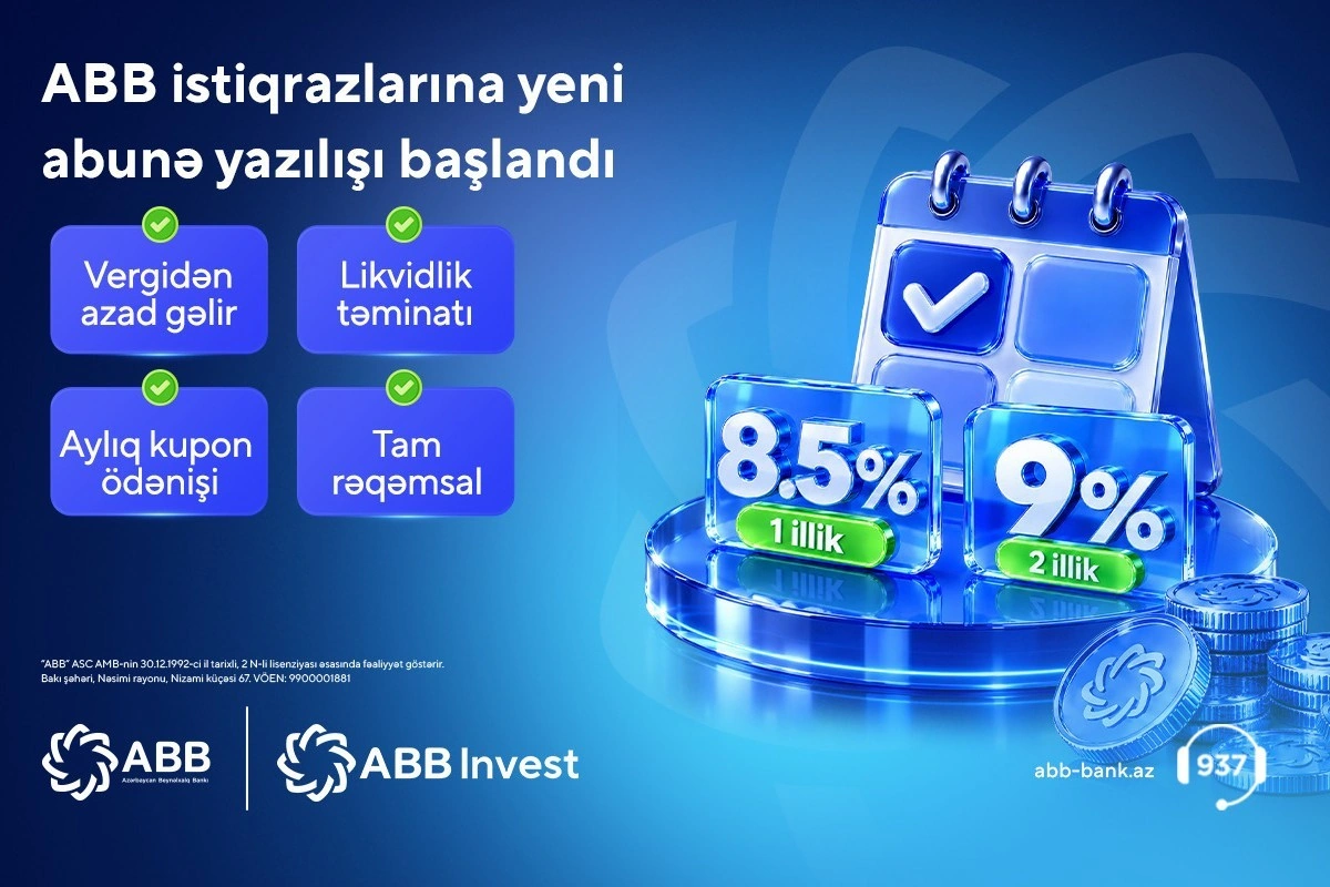 ABB istiqraz emissiyasının növbəti mərhələsinə start verib
