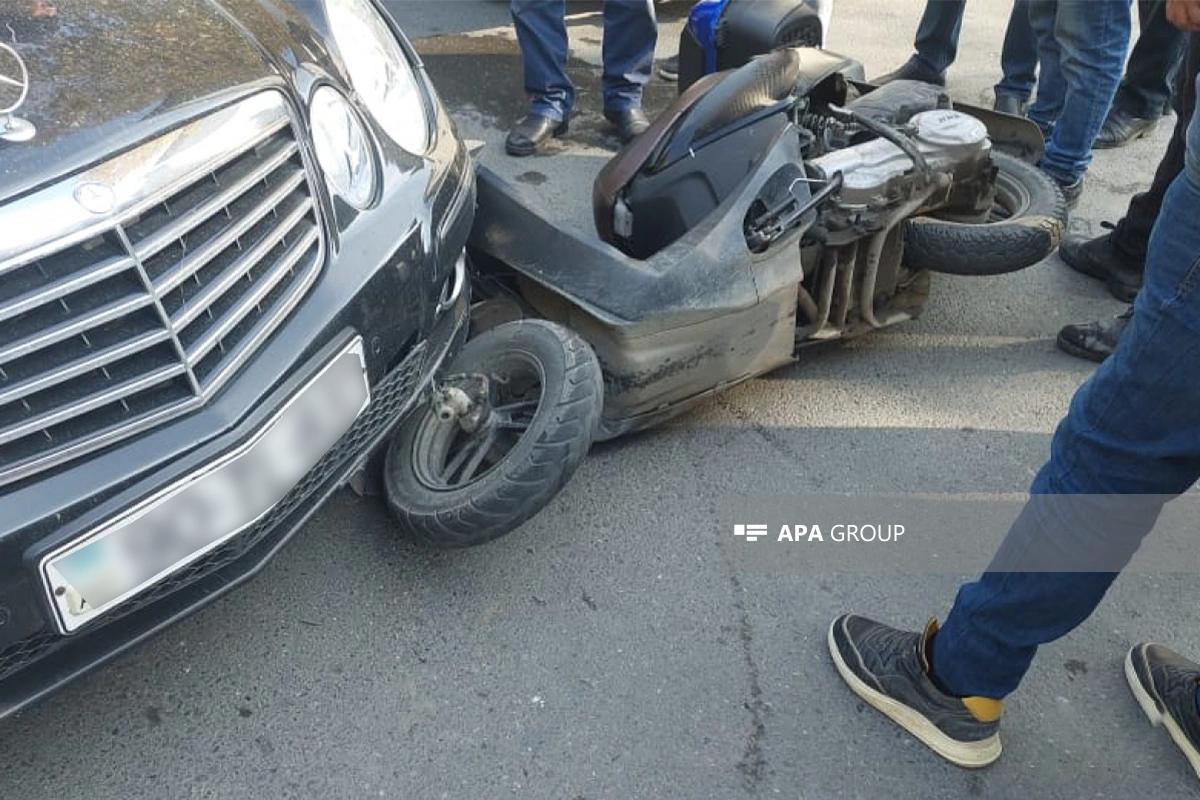 Saatlıda yol qəzasında motosiklet sürücüsü ölüb